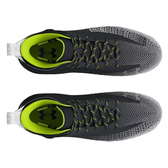 Under Armour Hammer 2 MC 3027306-001 Men's Black Lace-Up Football Cleats ZAP631